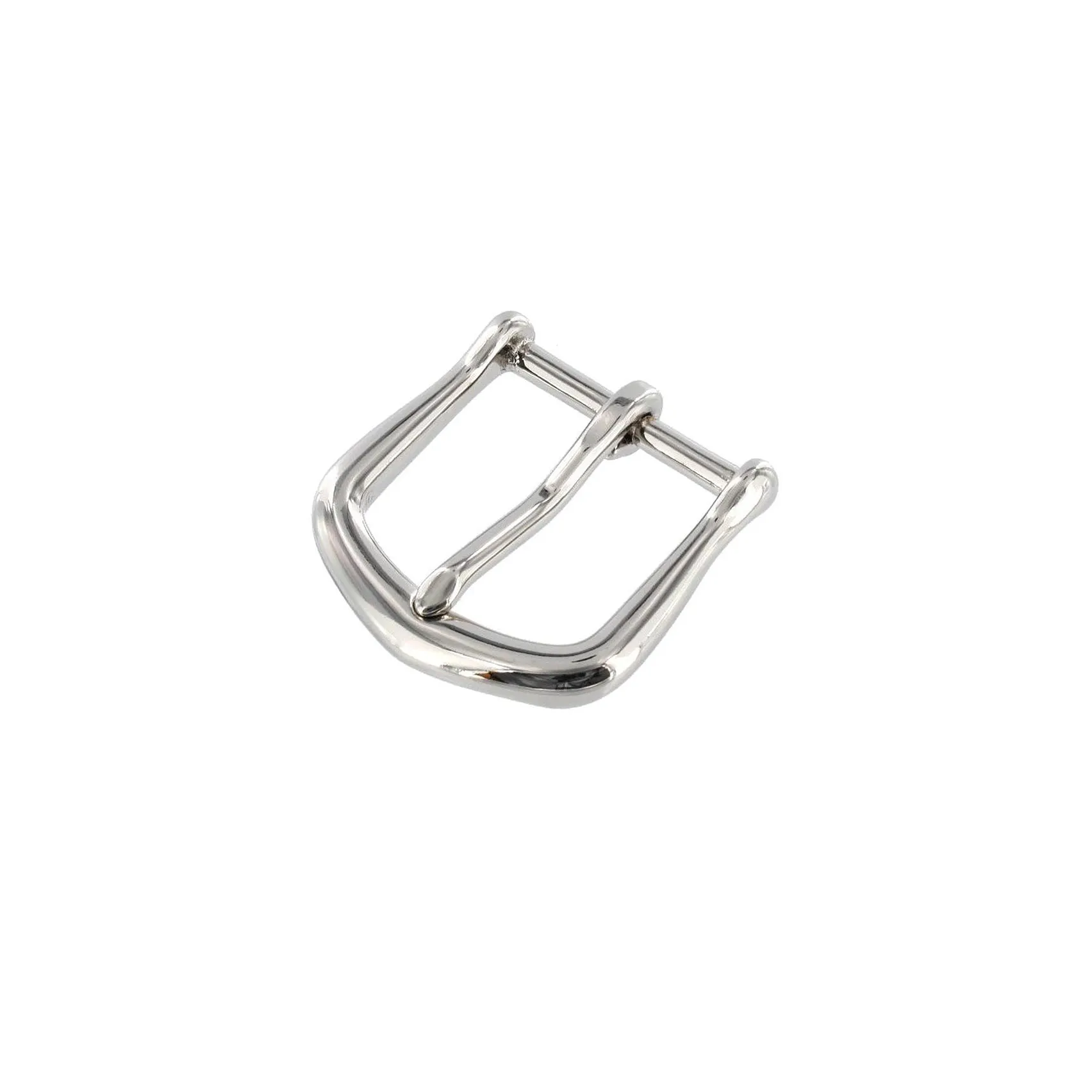 1 1/2" Slate Seasonal Belt with Derby Cocktail Buckle in Polished Nickel