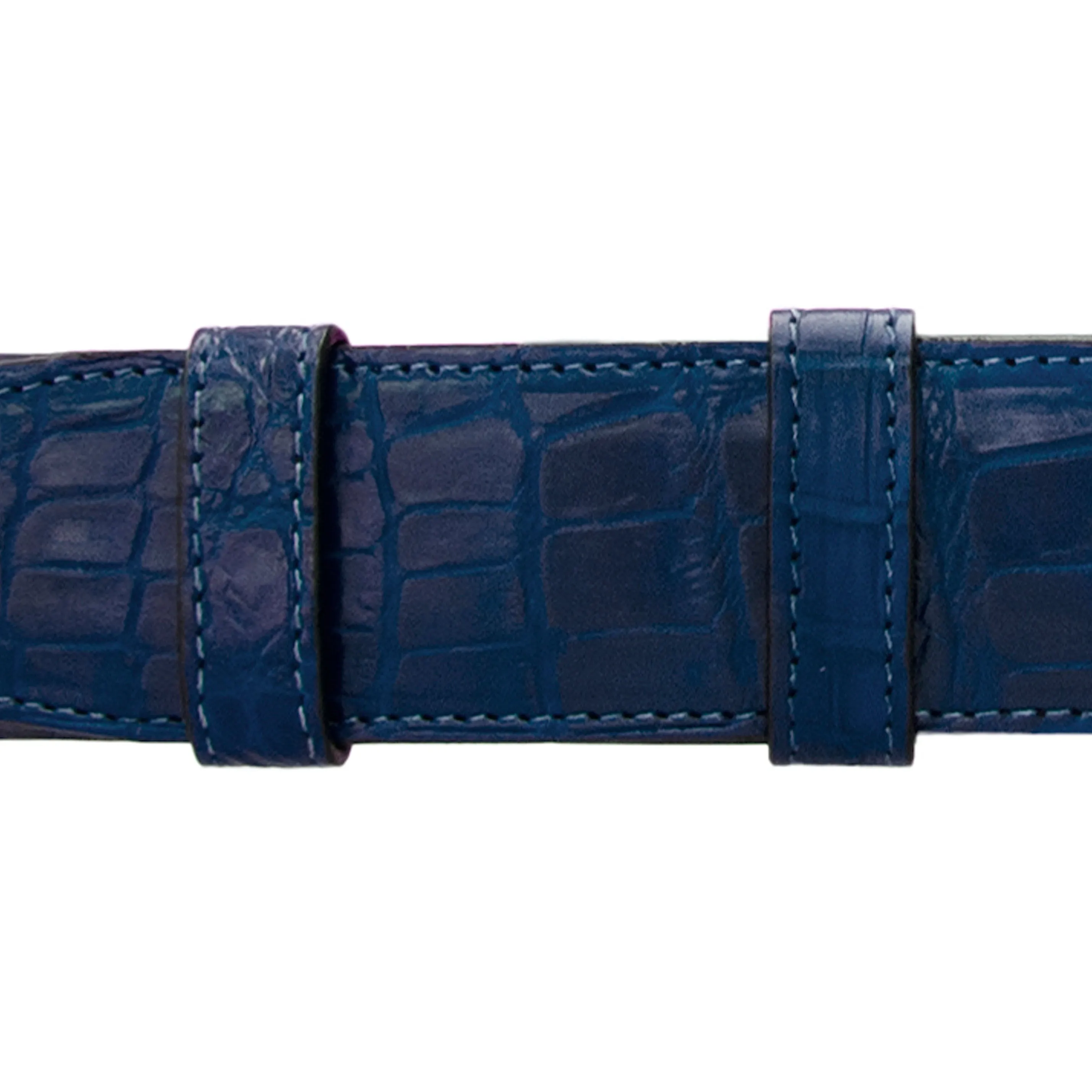 1 1/4" Royal Seasonal Belt with Derby Cocktail Buckle in Polished Nickel