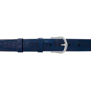 1 1/4" Royal Seasonal Belt with Derby Cocktail Buckle in Polished Nickel