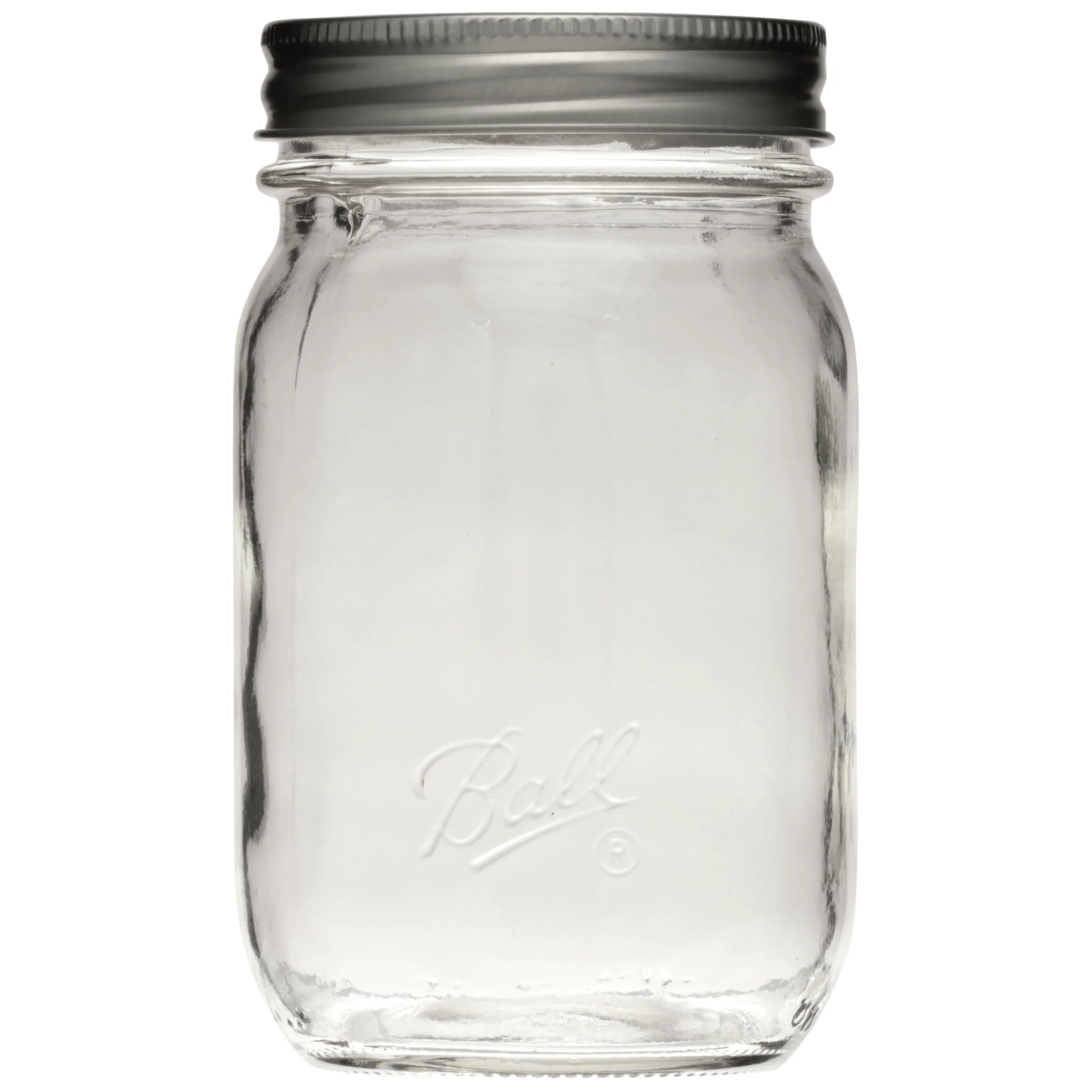 Ball 16Oz Wide Mouth Canning Mason Jar Lids, Bands Clear Glass Quart Jars 12,Box