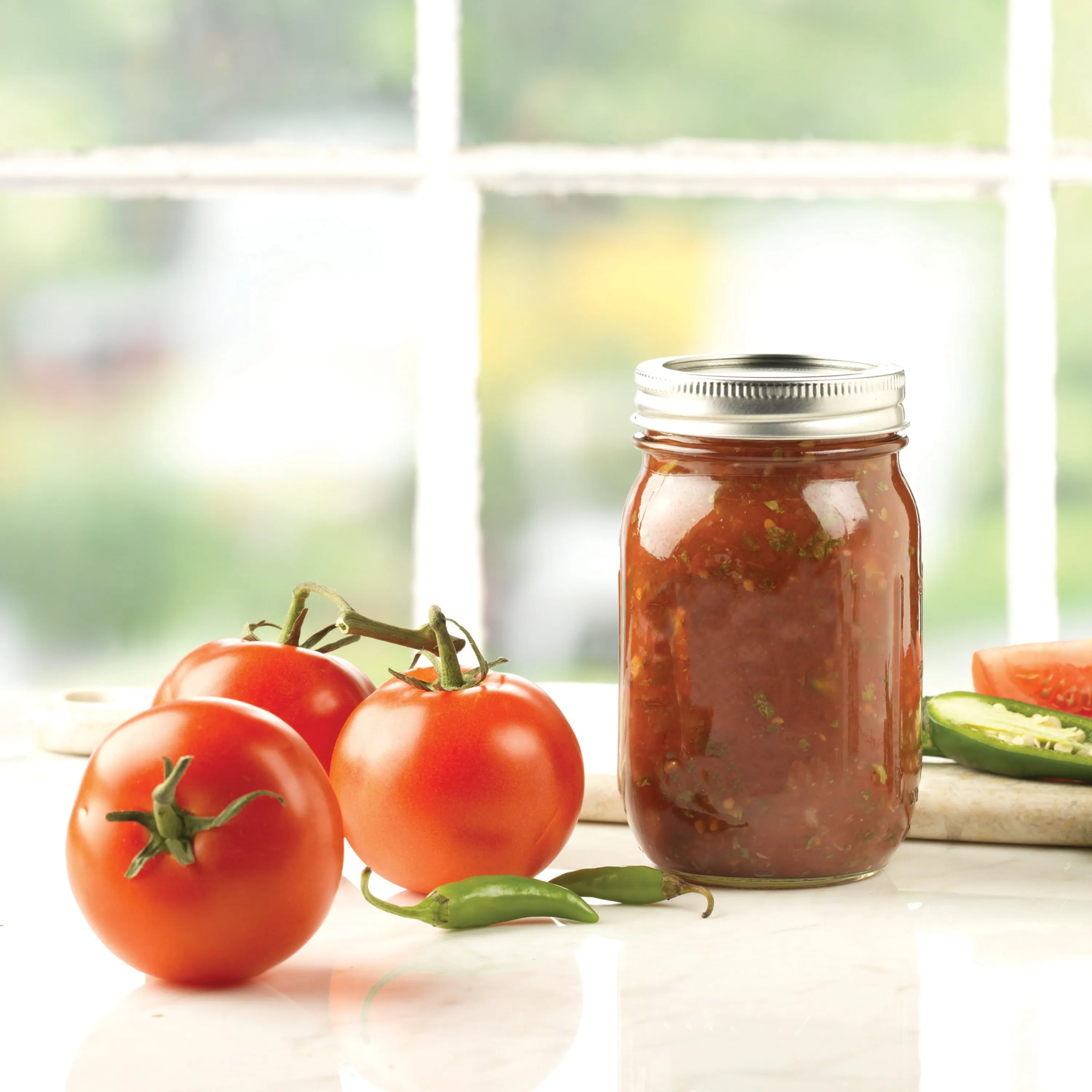 Ball 16Oz Wide Mouth Canning Mason Jar Lids, Bands Clear Glass Quart Jars 12,Box