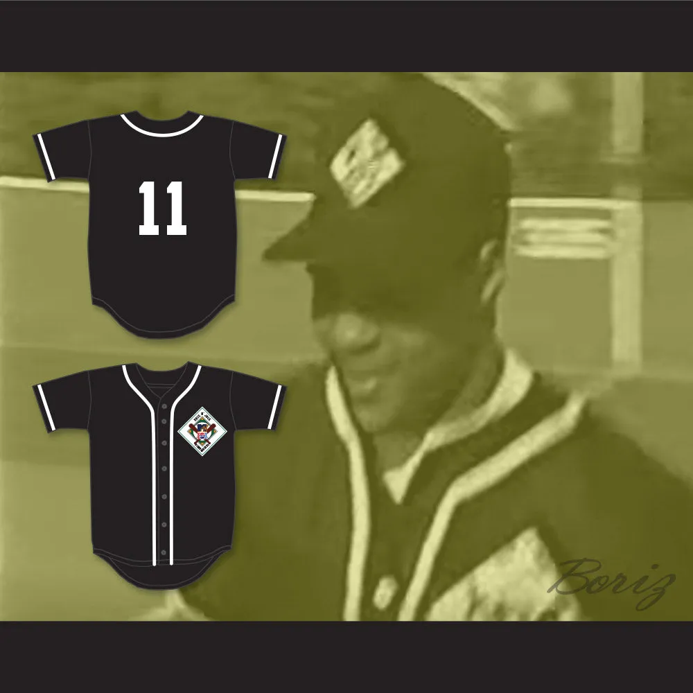 Barry Larkin 11 Aardvarks Baseball Jersey 1st Annual Rock N' Jock Diamond Derby 1990