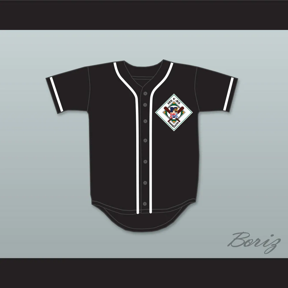 Barry Larkin 11 Aardvarks Baseball Jersey 1st Annual Rock N' Jock Diamond Derby 1990