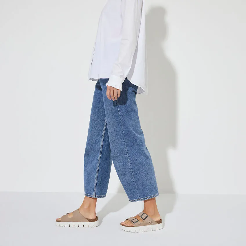 Birkenstock Papillio - Arizona Chunky - Warm Sand Suede Leather