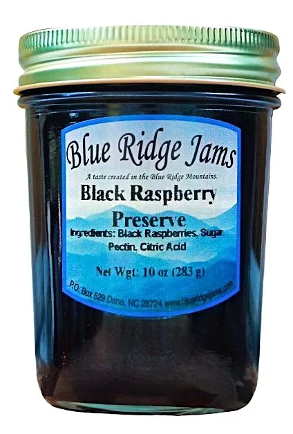 Blue Ridge Jams Black Raspberry Preserves