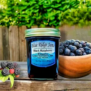 Blue Ridge Jams Black Raspberry Preserves