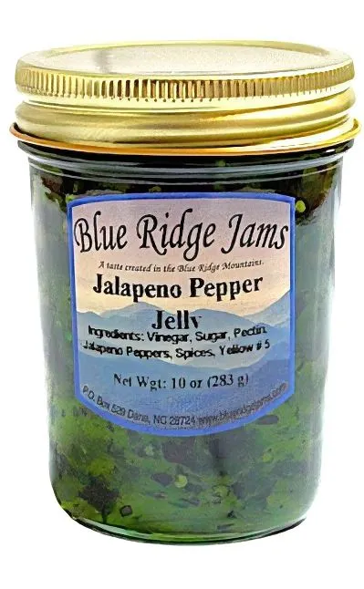 Blue Ridge Jams Jalapeno Pepper Jelly