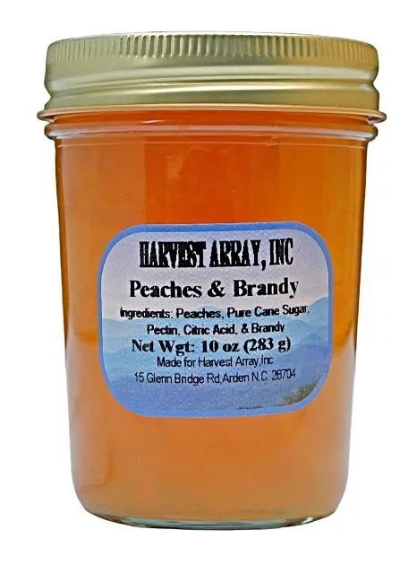 Blue Ridge Jams Peaches and Brandy Gourmet Jam
