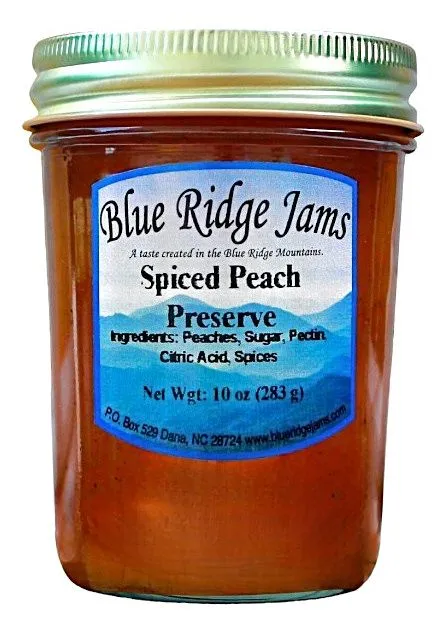 Blue Ridge Jams Spiced Peach Preserves