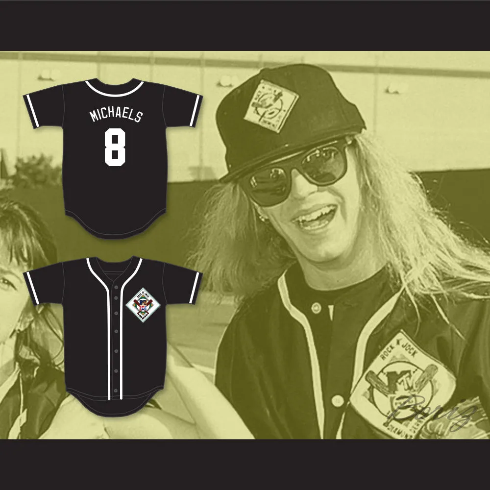 Bret Michaels 8 Aardvarks Baseball Jersey 1st Annual Rock N' Jock Diamond Derby