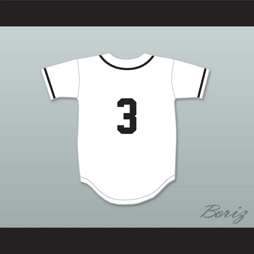 Bruce Hornsby 3 Salamanders Baseball Jersey 1st Annual Rock N' Jock Diamond Derby 1990
