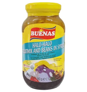 Buenas Halo-Halo (Fruit mix & beans in Syrup) 340g