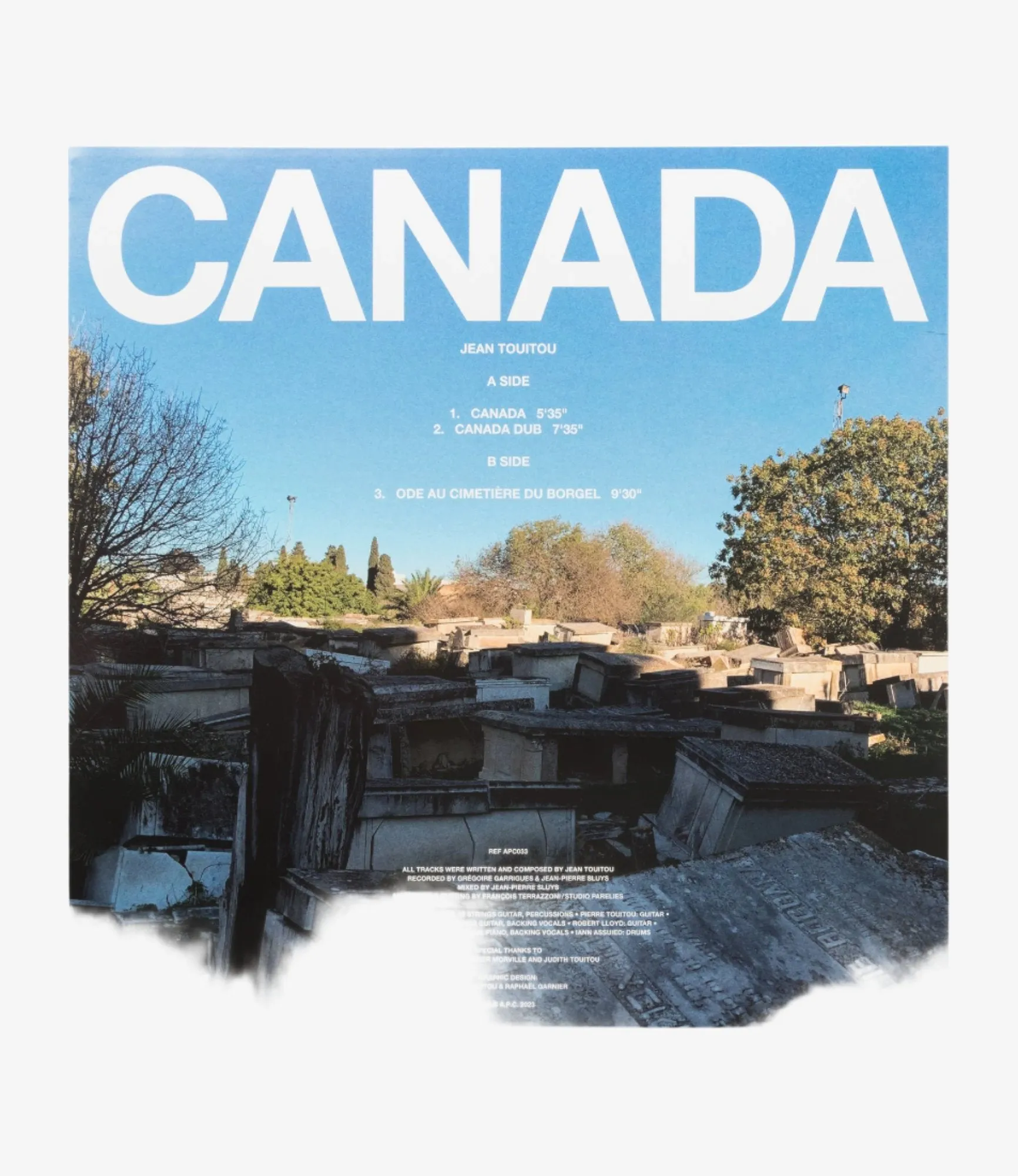 Canada vinyl EP - Jean Touitou