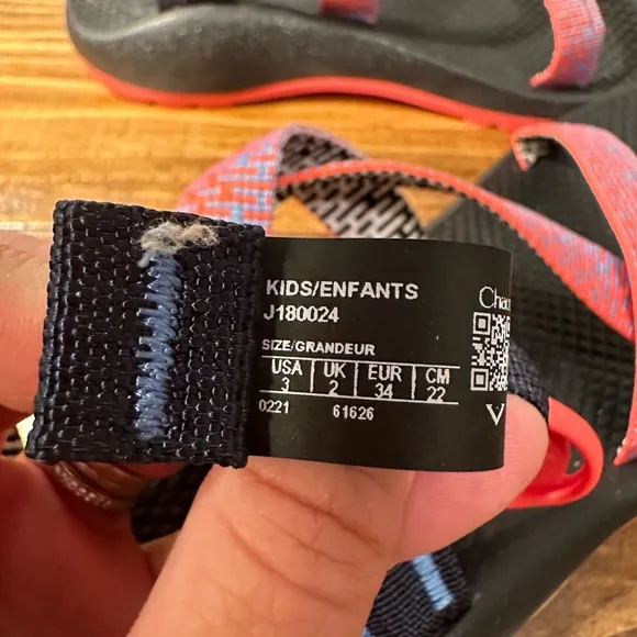 Chaco Kid's Z/1 Ecotread - Penny Coral J180024 Size 3