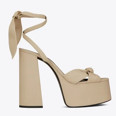CHUNKY OPEN-TOE PLATFORMS
