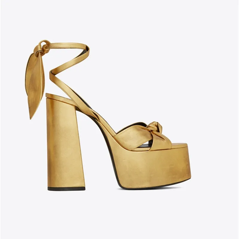 CHUNKY OPEN-TOE PLATFORMS