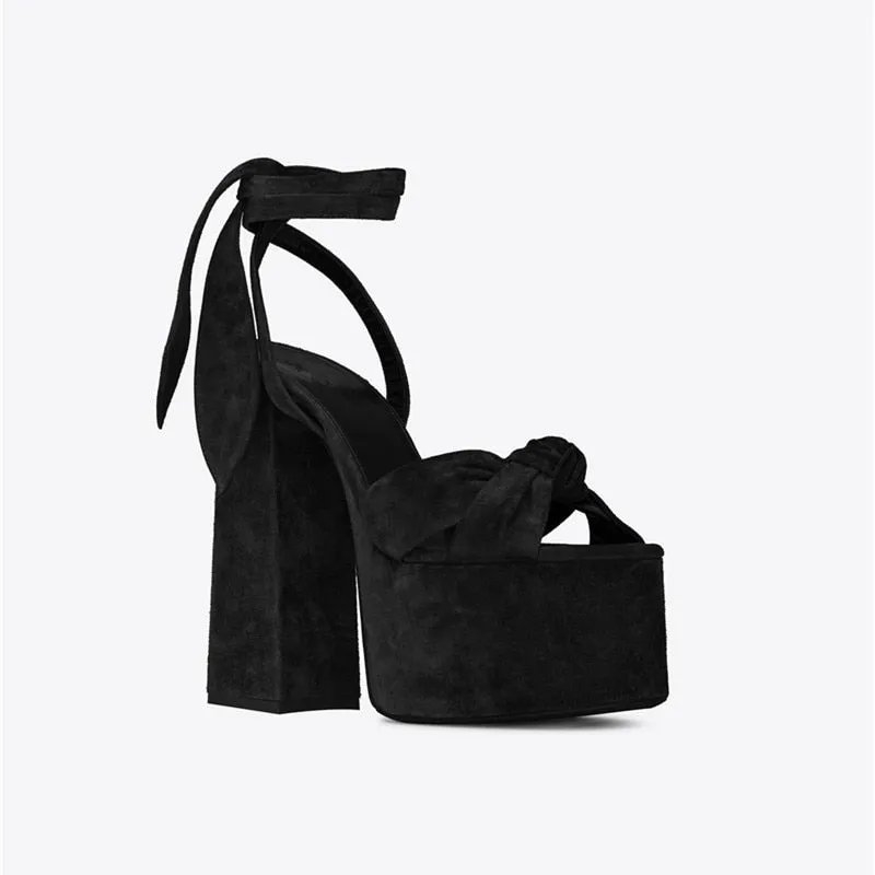 CHUNKY OPEN-TOE PLATFORMS