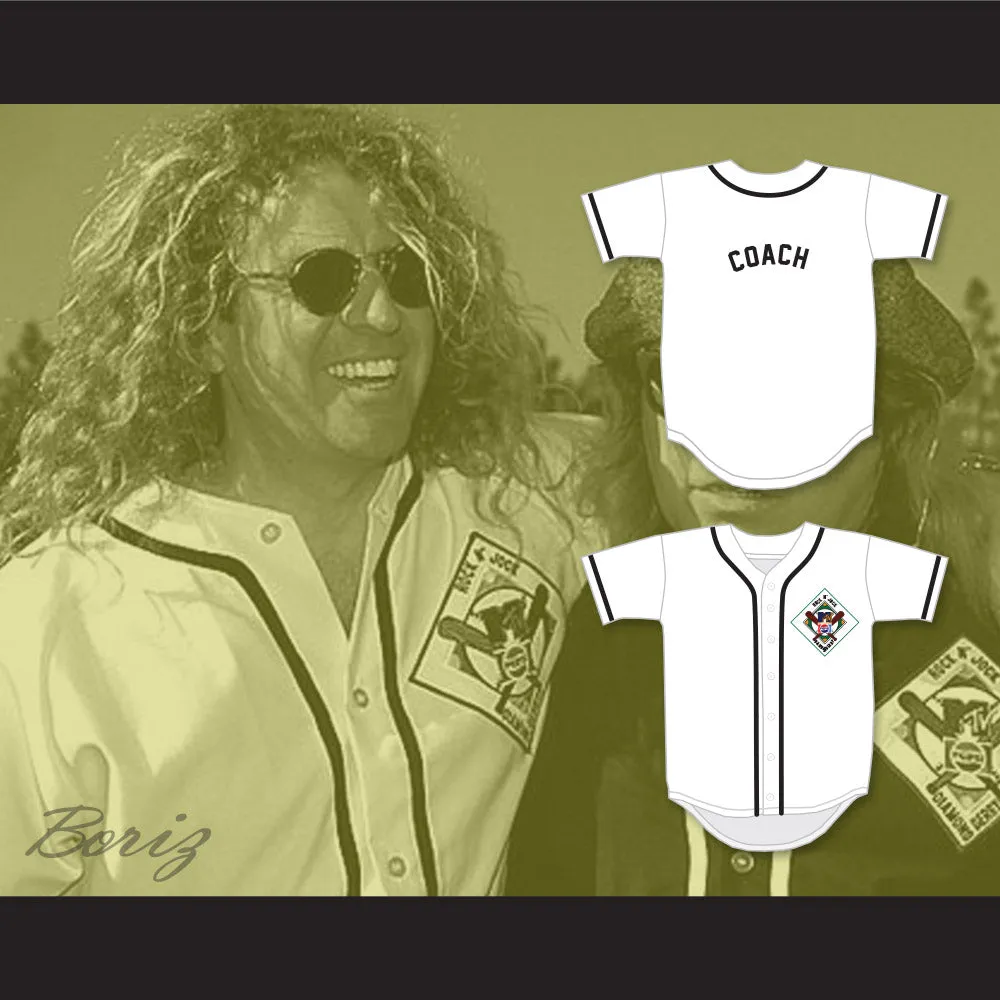 Coach Sammy Hagar Salamanders Baseball Jersey 1st Annual Rock N' Jock Diamond Derby 1990