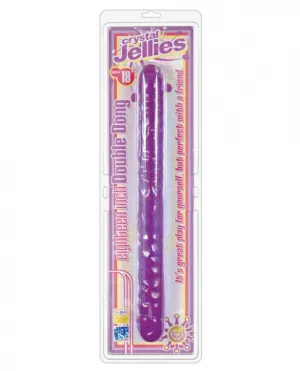 Crystal Jellies 18" Double Dong - Purple