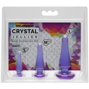 Crystal Jellies Anal Initiation Kit - Purple