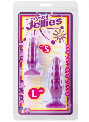 Crystal Jellies Anal Trainer Kit - Purple
