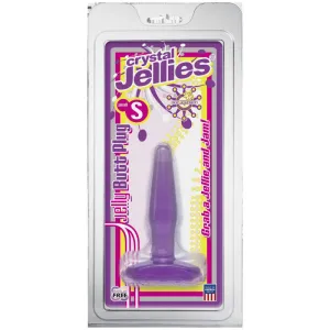 Crystal Jellies Butt Plug - Small- Purple