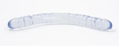 Crystal Jellies Double Dong 18-inch - Clear