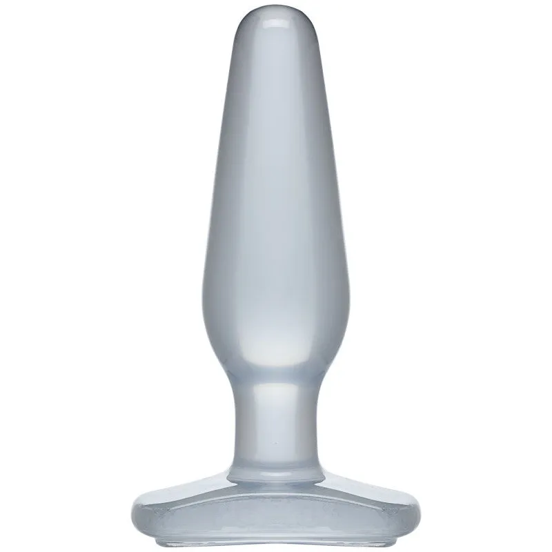 Crystal Jellies Medium Butt Plug - Clear