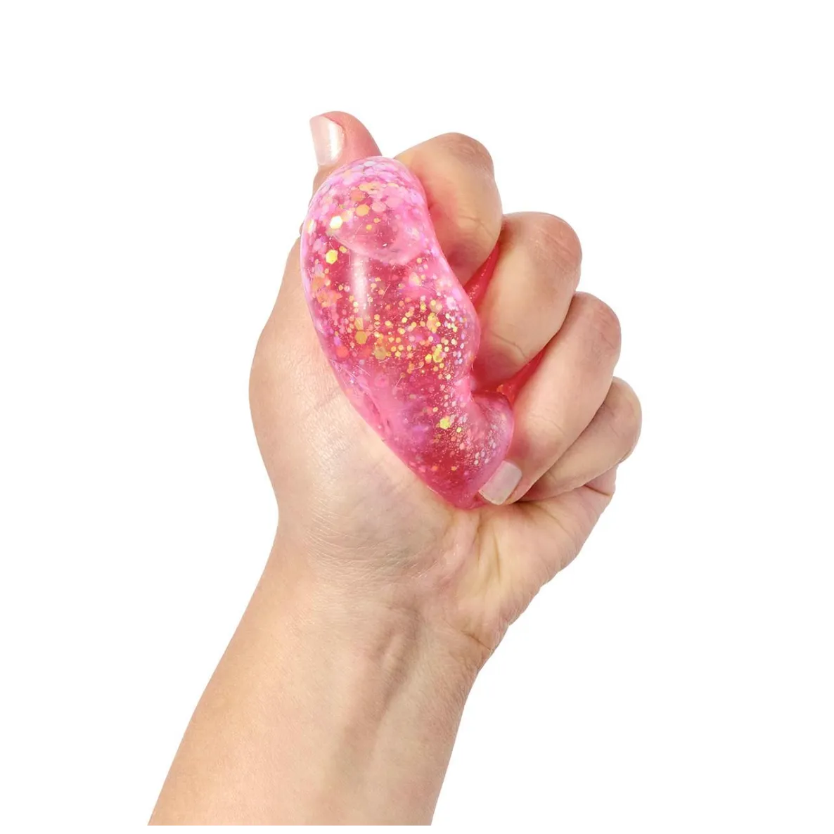 Cupcakes & Cartwheels Glitter Squishy Heart
