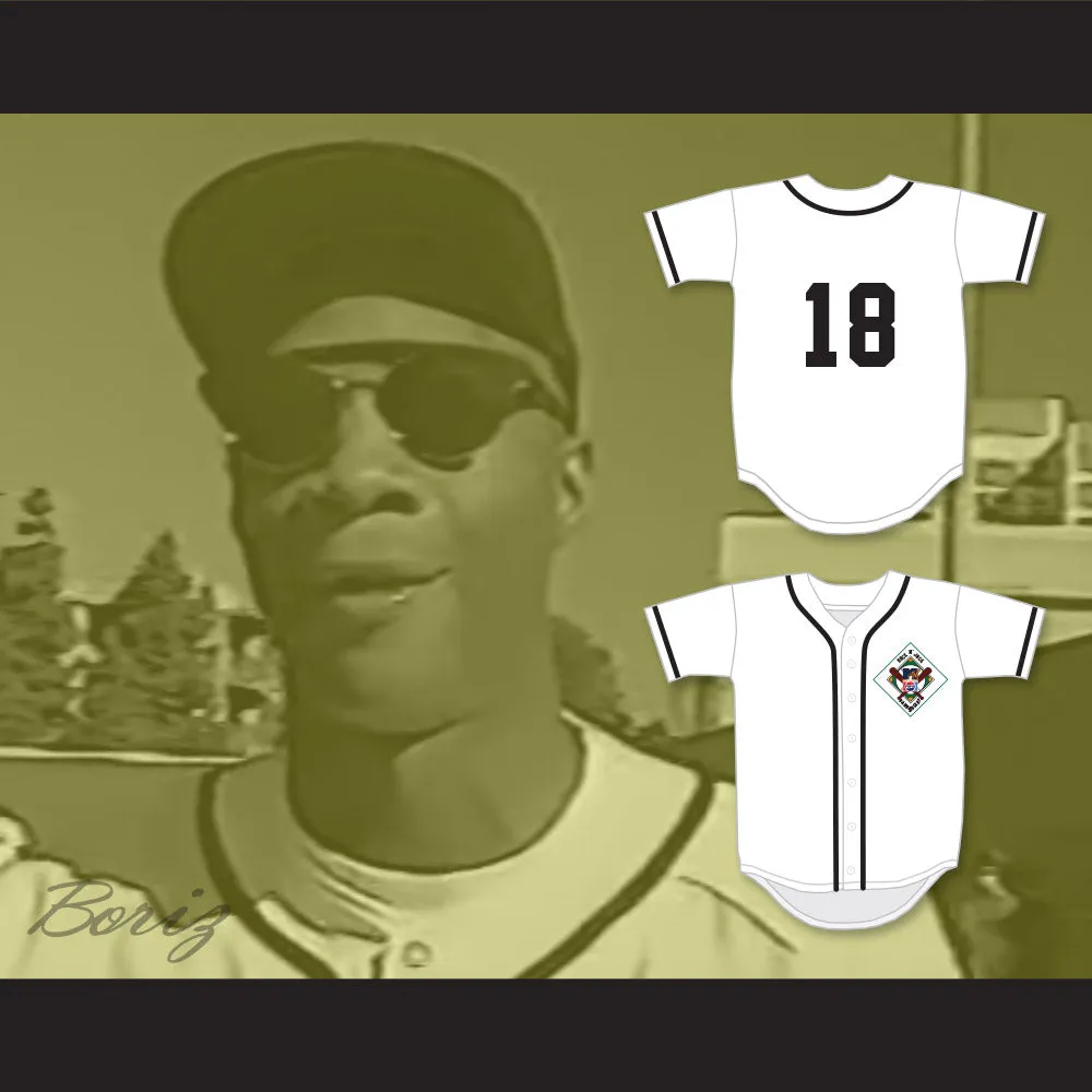 Darryl Strawberry 18 Salamanders Baseball Jersey 1st Annual Rock N' Jock Diamond Derby 1990