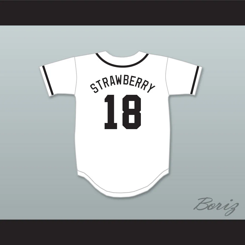Darryl Strawberry 18 Salamanders Baseball Jersey 1st Annual Rock N' Jock Diamond Derby