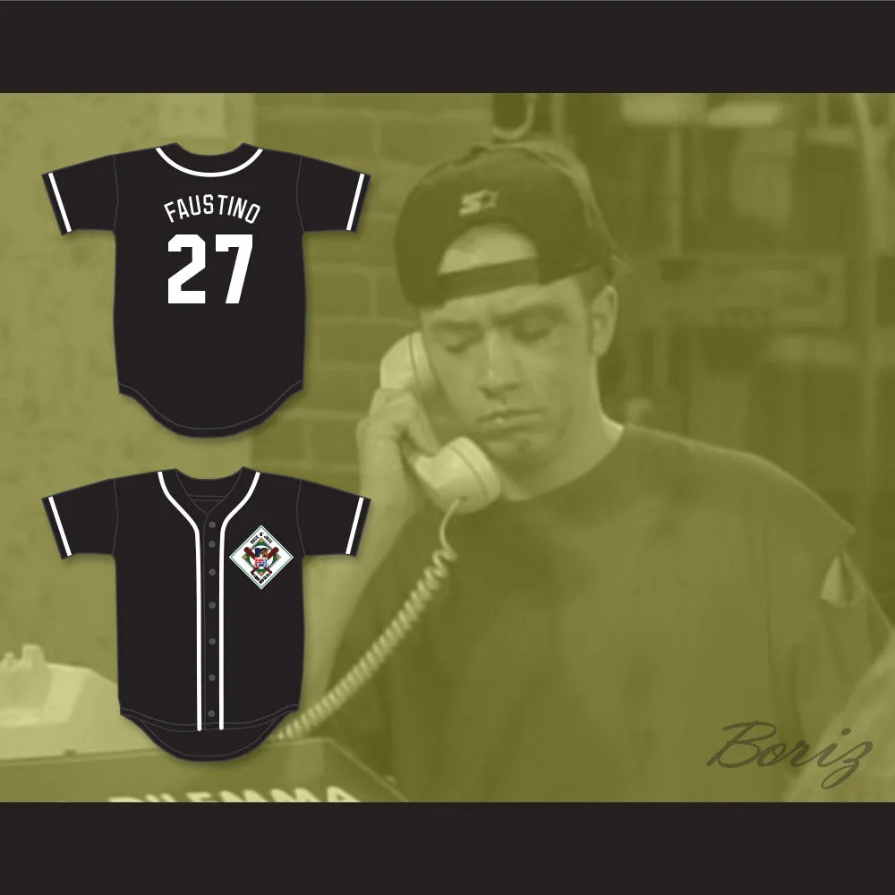 David Faustino 27 Aardvarks Baseball Jersey 1st Annual Rock N' Jock Diamond Derby
