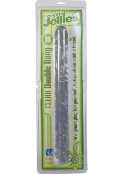 Double Dong 18 Inch - Clear