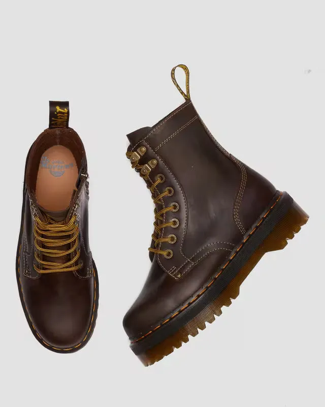 Dr Martens Jadon Crazy Horse Leather Platforms