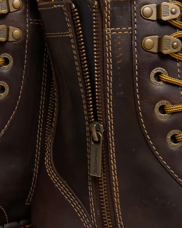 Dr Martens Jadon Crazy Horse Leather Platforms