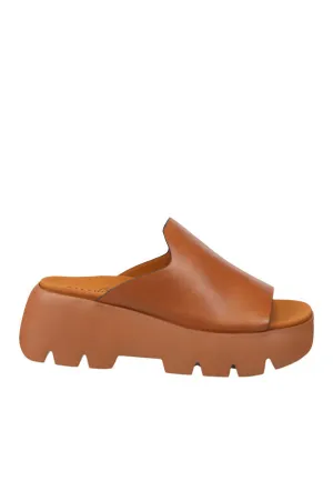 Drift Platform Sandal - Camel
