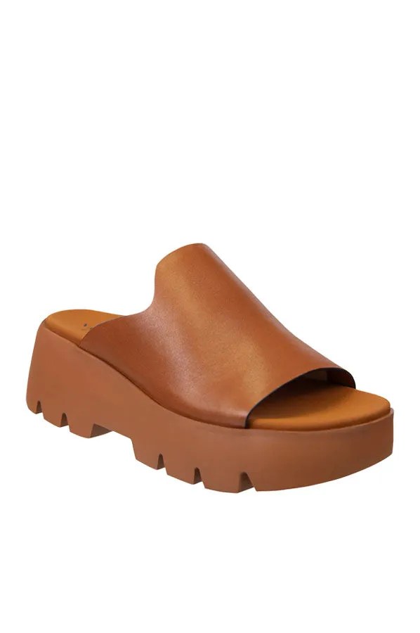 Drift Platform Sandal - Camel