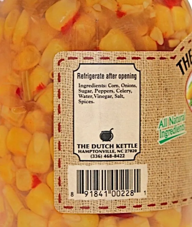 Dutch Kettle Amish Home Style Relishes