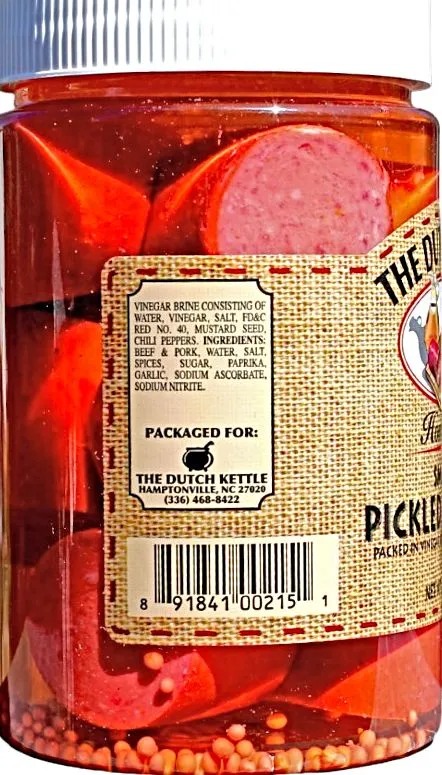 Dutch Kettle Amish Home Style Smoked Pickled Bologna