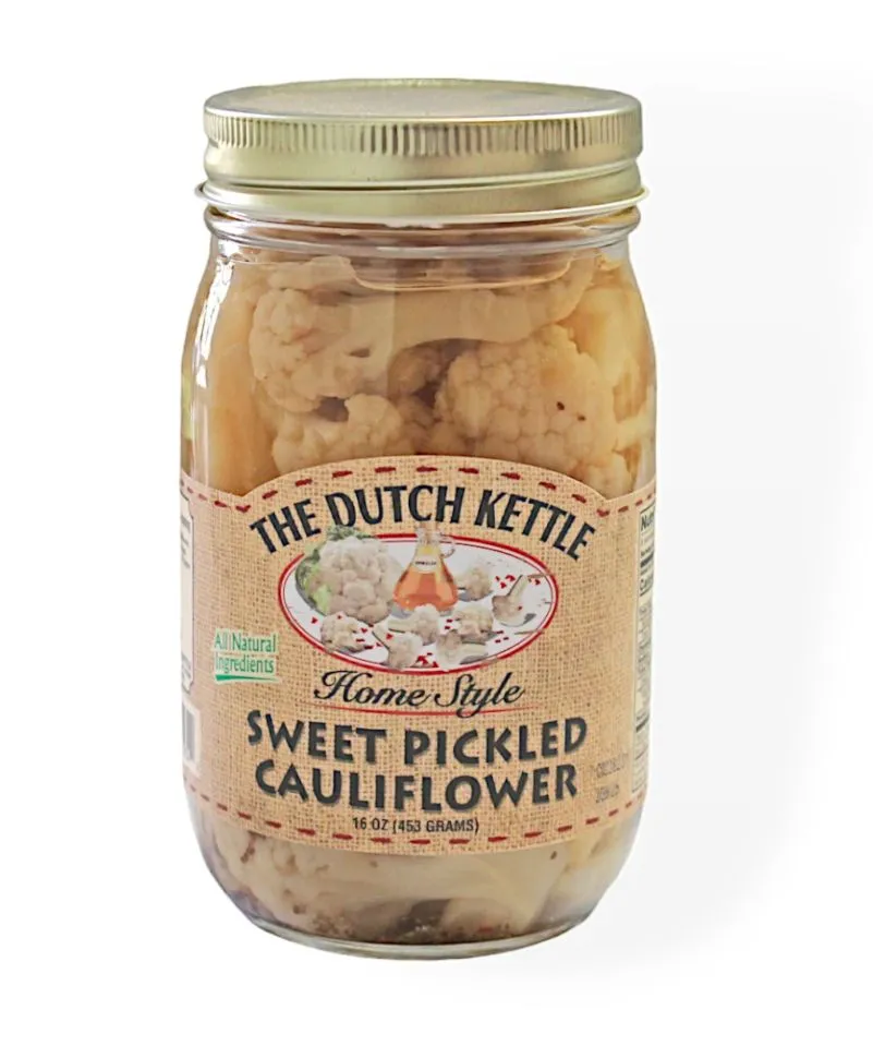 Dutch Kettle Amish Home Style Sweet Pickled Cauliflower