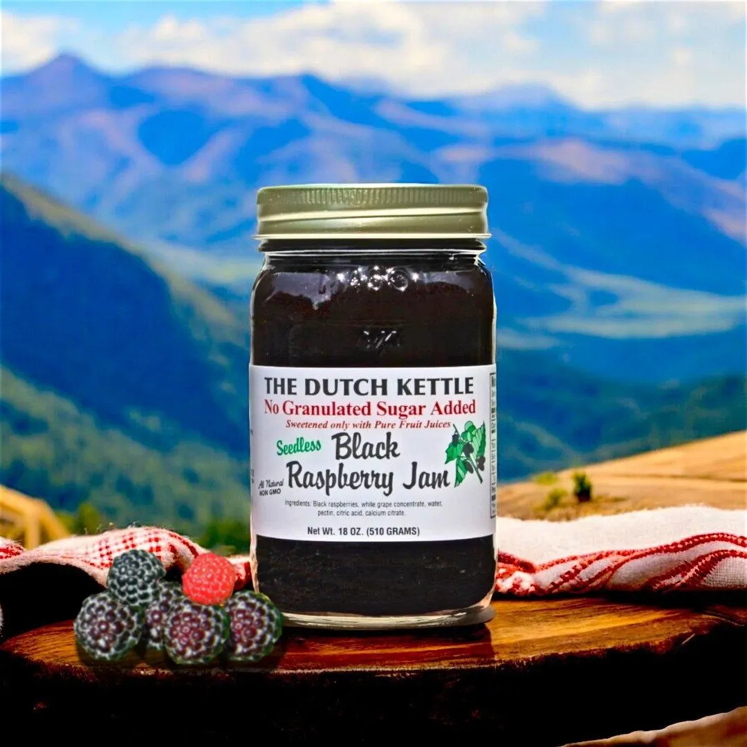 Dutch Kettle Amish Homemade No Sugar Added Seedless Jams