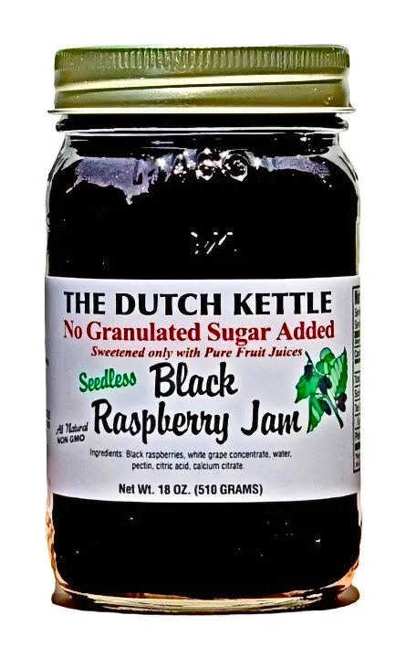 Dutch Kettle Amish Homemade No Sugar Added Seedless Jams