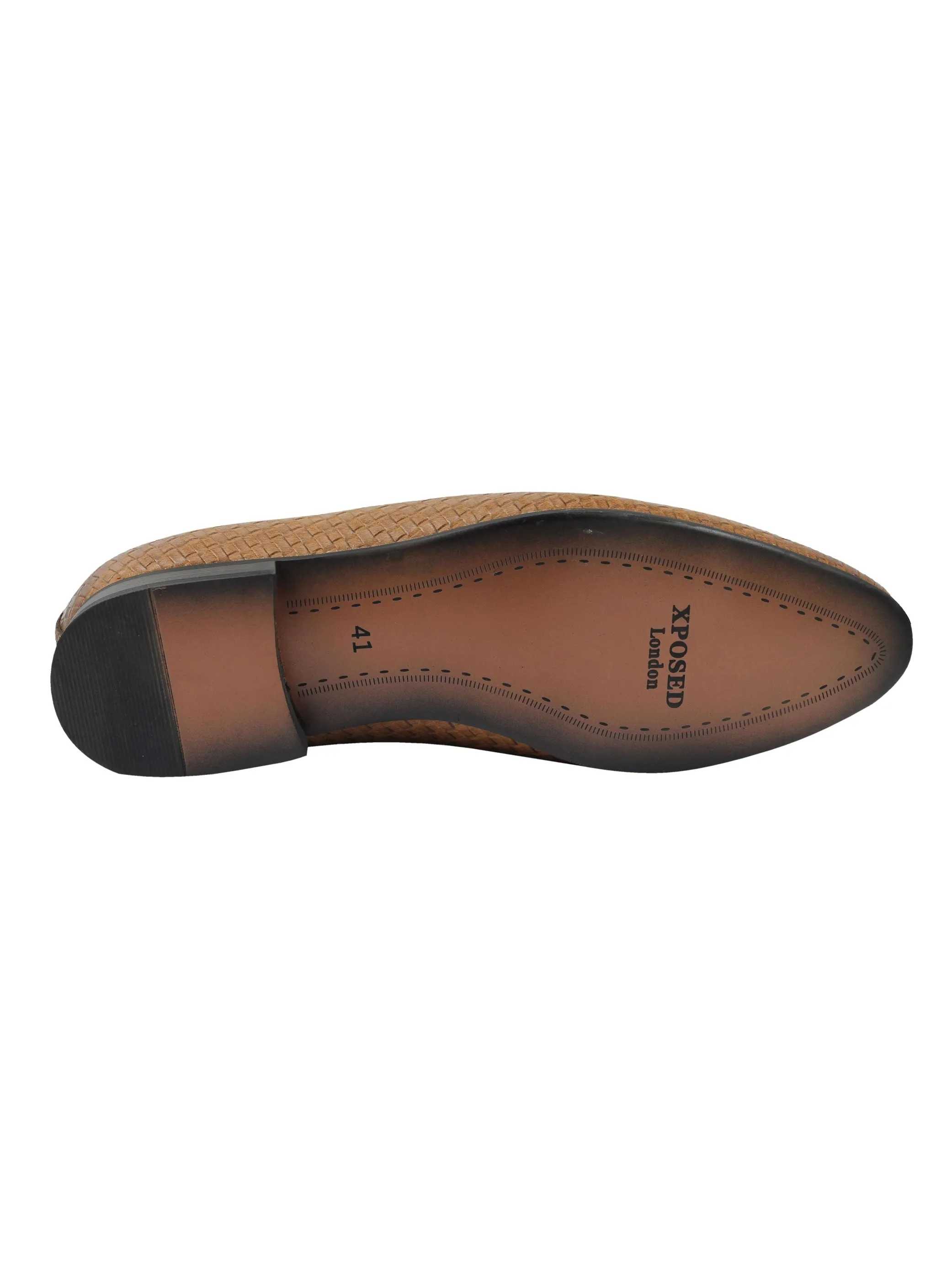 FAUX LEATHER TASSEL MOCCASIN LOAFERS