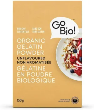 Go-Bio! Organic Gelatin Powder 150 Grams