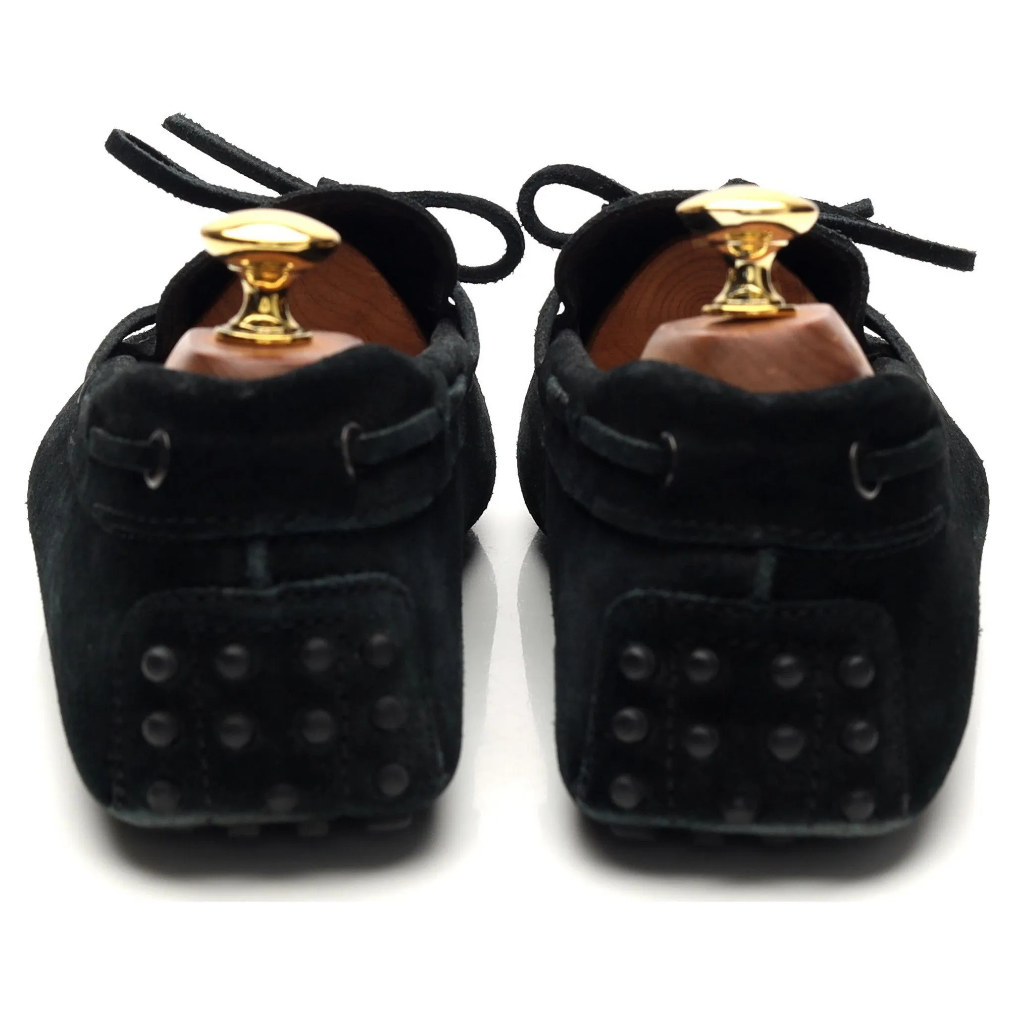 Gommino Black Suede Driving Loafers UK 6.5