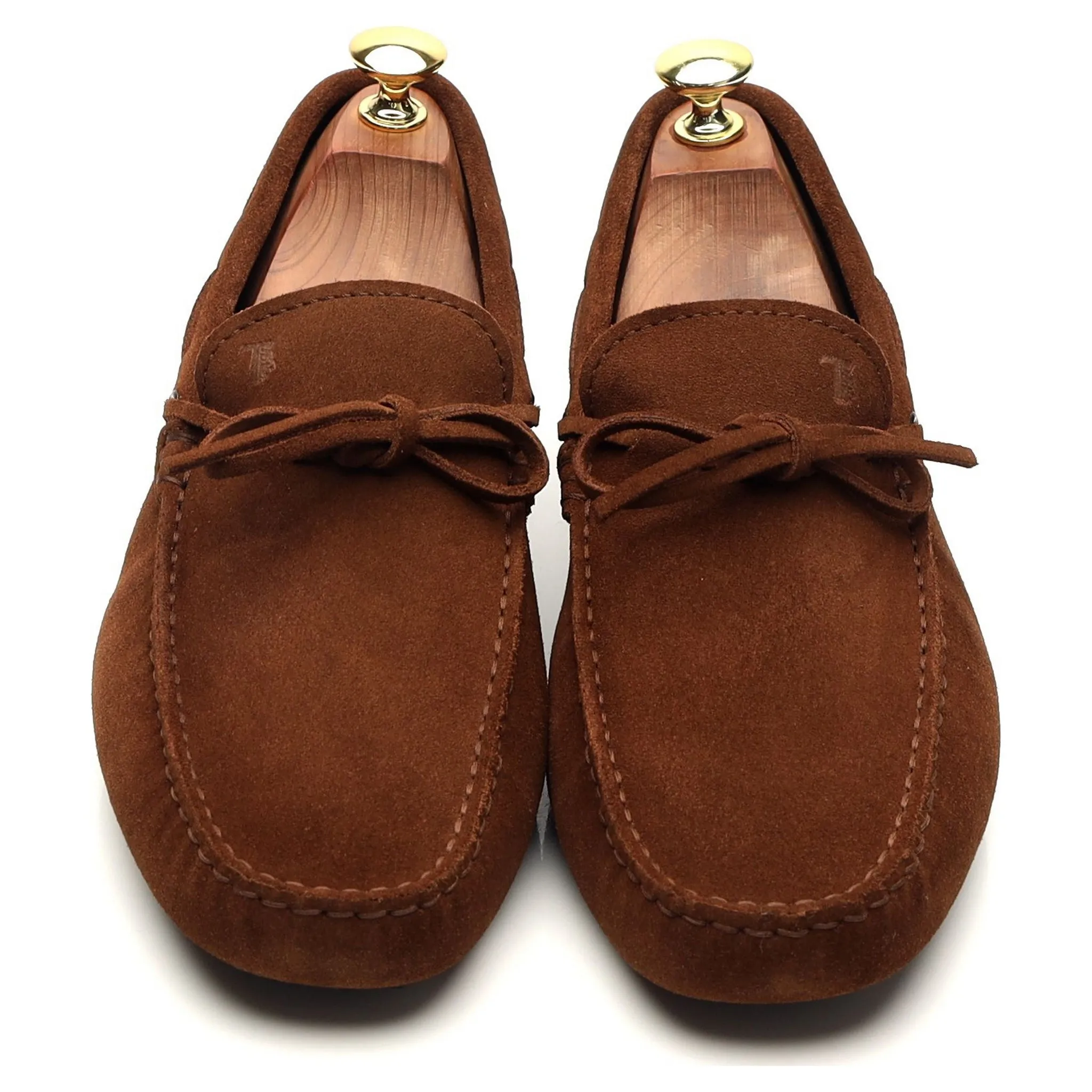 Gommino Brown Suede Driving Loafers UK 8