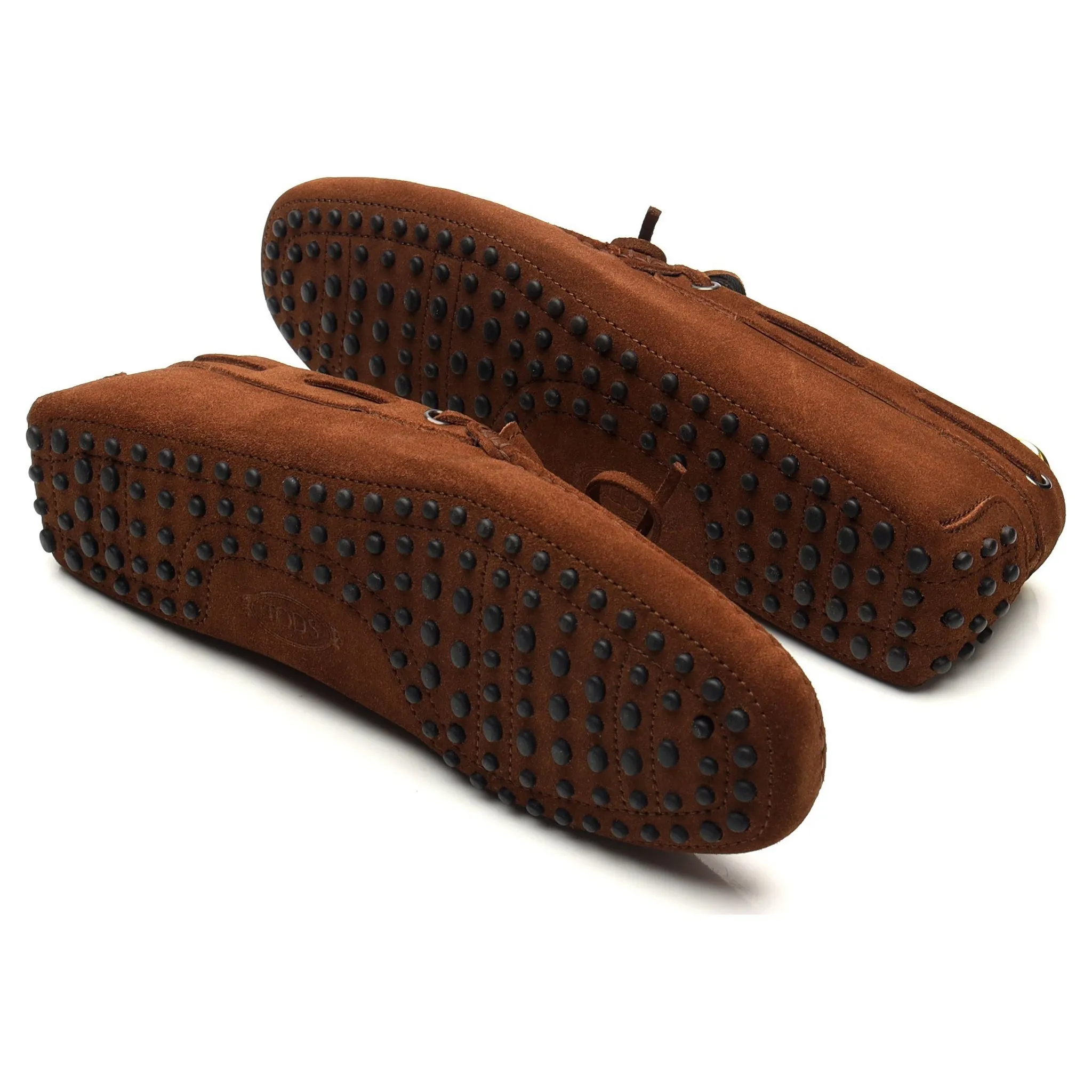 Gommino Brown Suede Driving Loafers UK 8