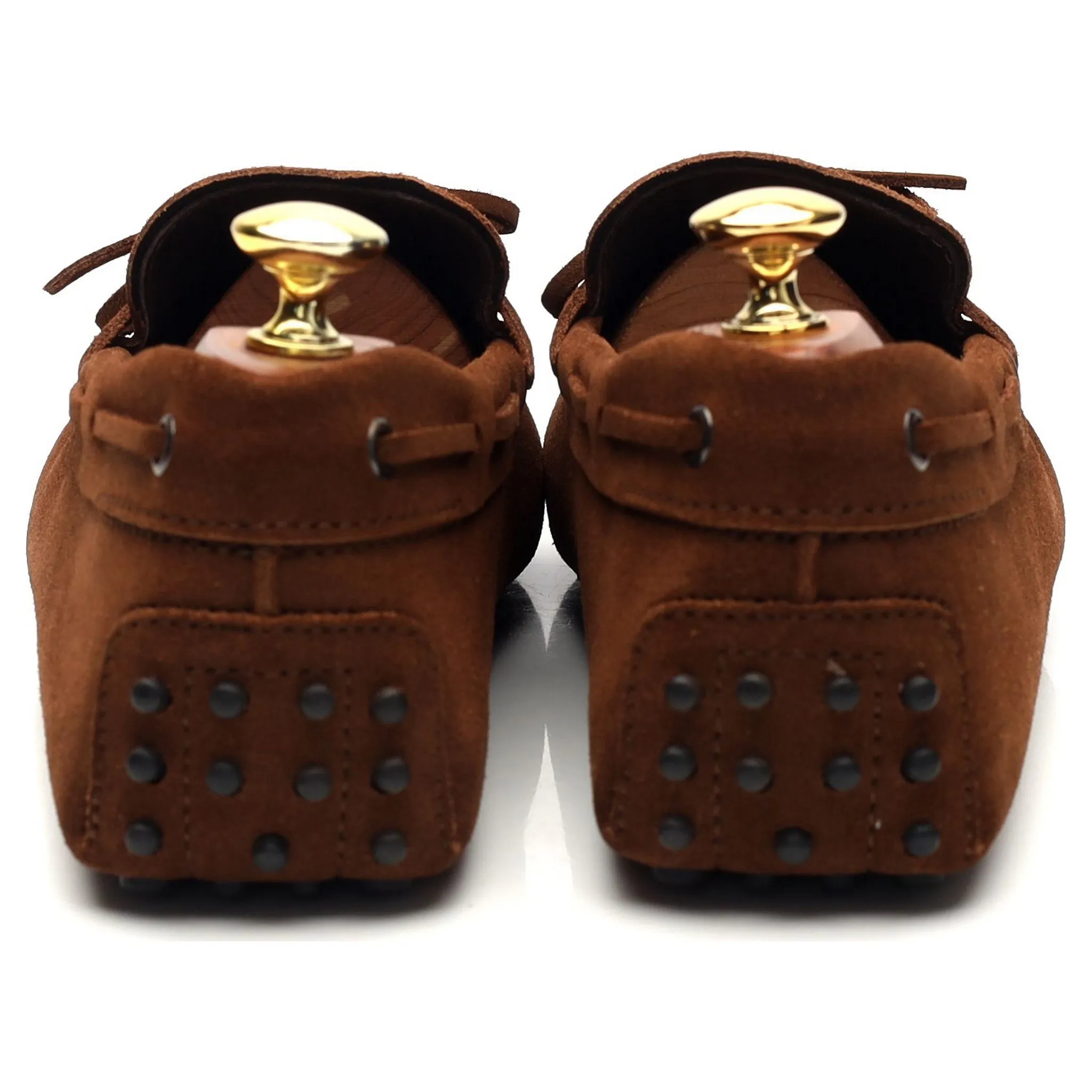 Gommino Brown Suede Driving Loafers UK 8