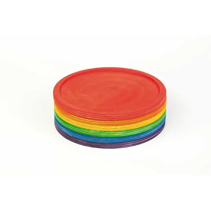 Grapat Coloured Dishes - 6 pieces in 6 Rainbow Colours