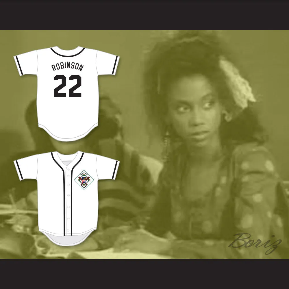 Holly Robinson 22 Salamanders Baseball Jersey 1st Annual Rock N' Jock Diamond Derby